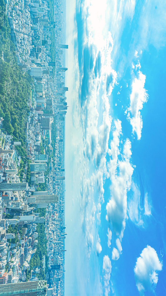 六本木ヒルズから天気の子みたいな写真撮れた！ 