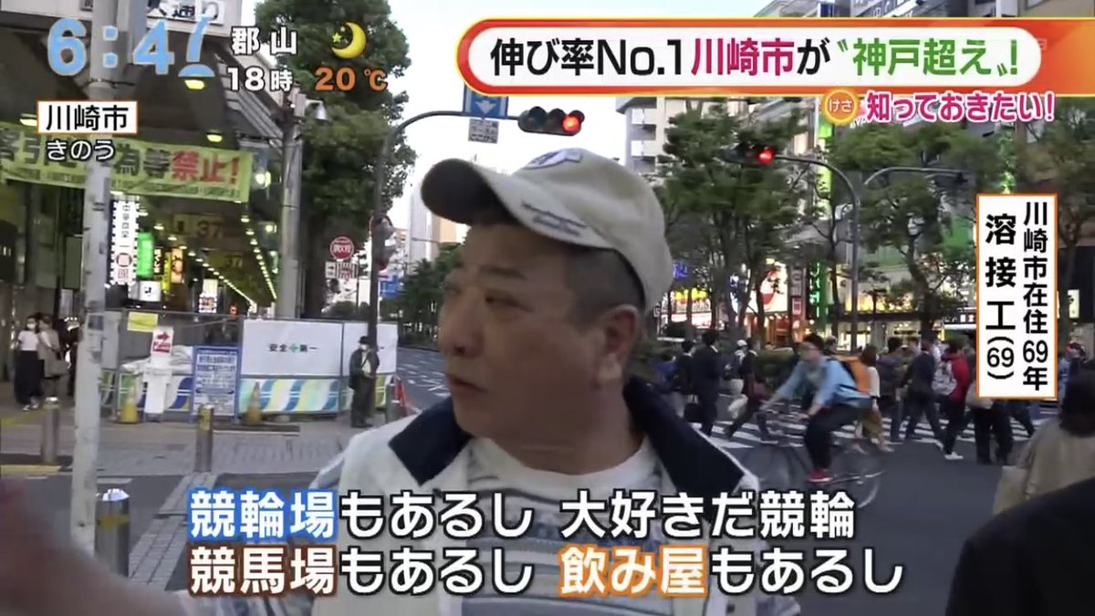川崎市の人口増加について、川崎在住歴の長い方へのインタビューです