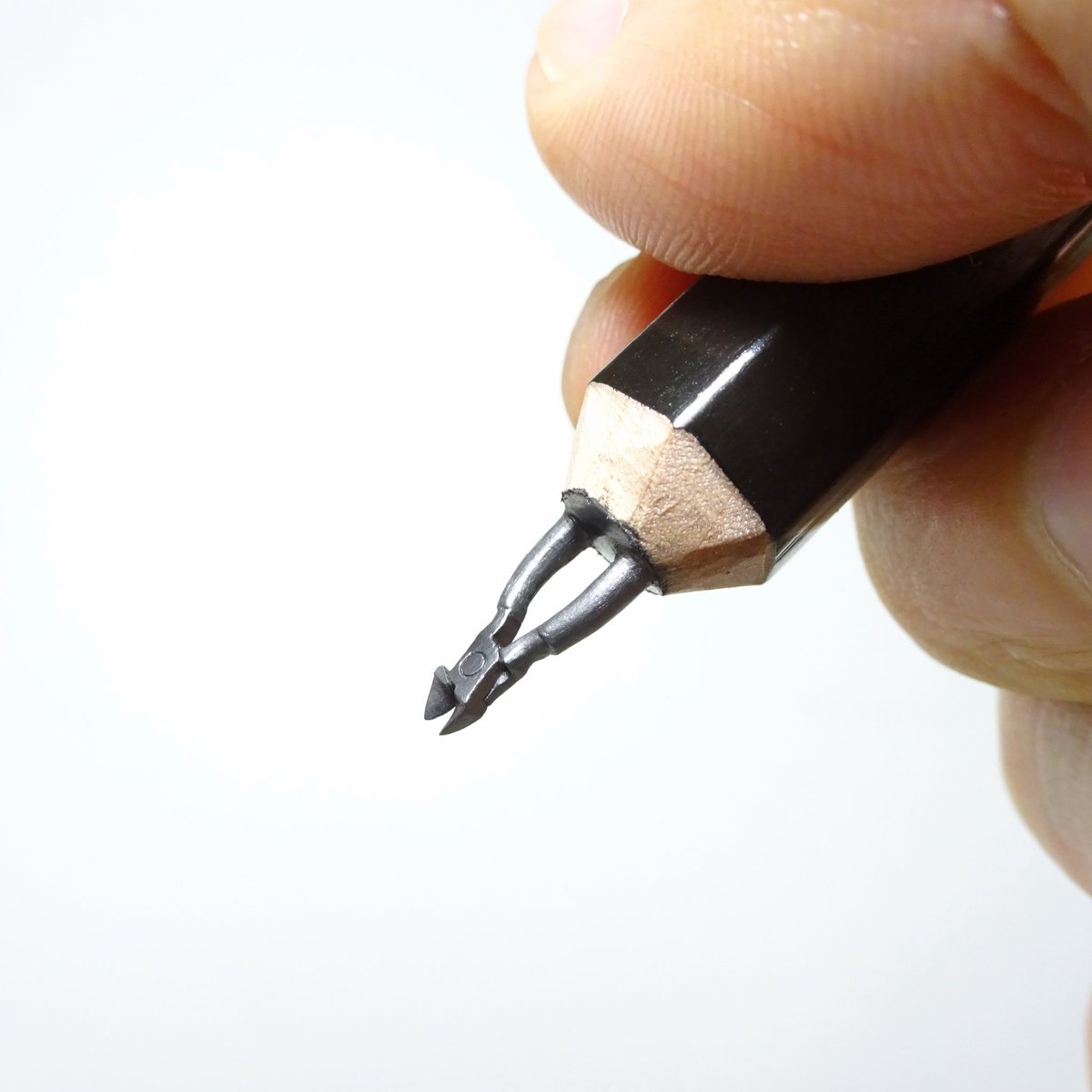 【新作完成】 鉛筆の芯でニッパーを作りました。 