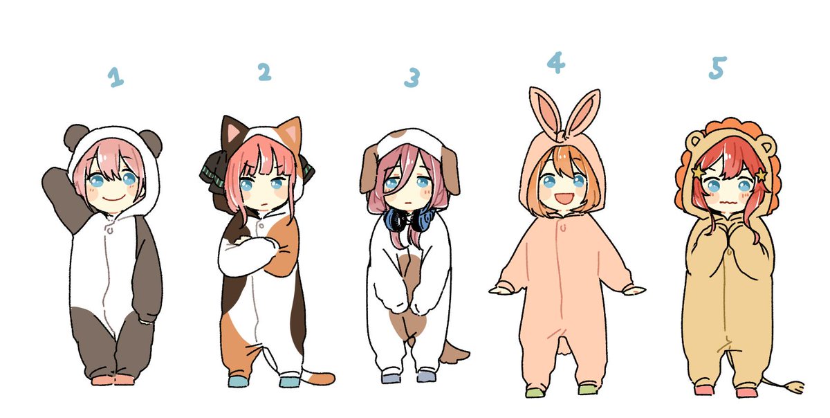 可愛い子には着ぐるみを着せよ #五等分の花嫁 