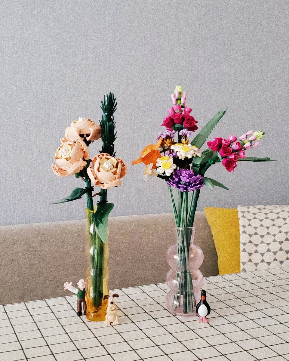 1月1日に発売されたレゴのフラワーブーケ、かわいいねえ☺︎ 