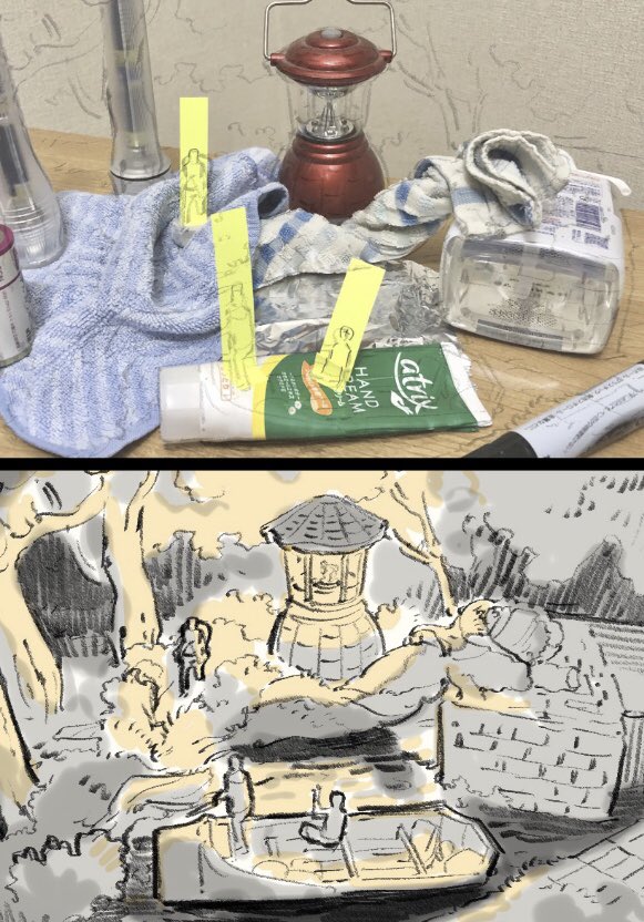   『空間を作る』 ＃下田スケッチ 