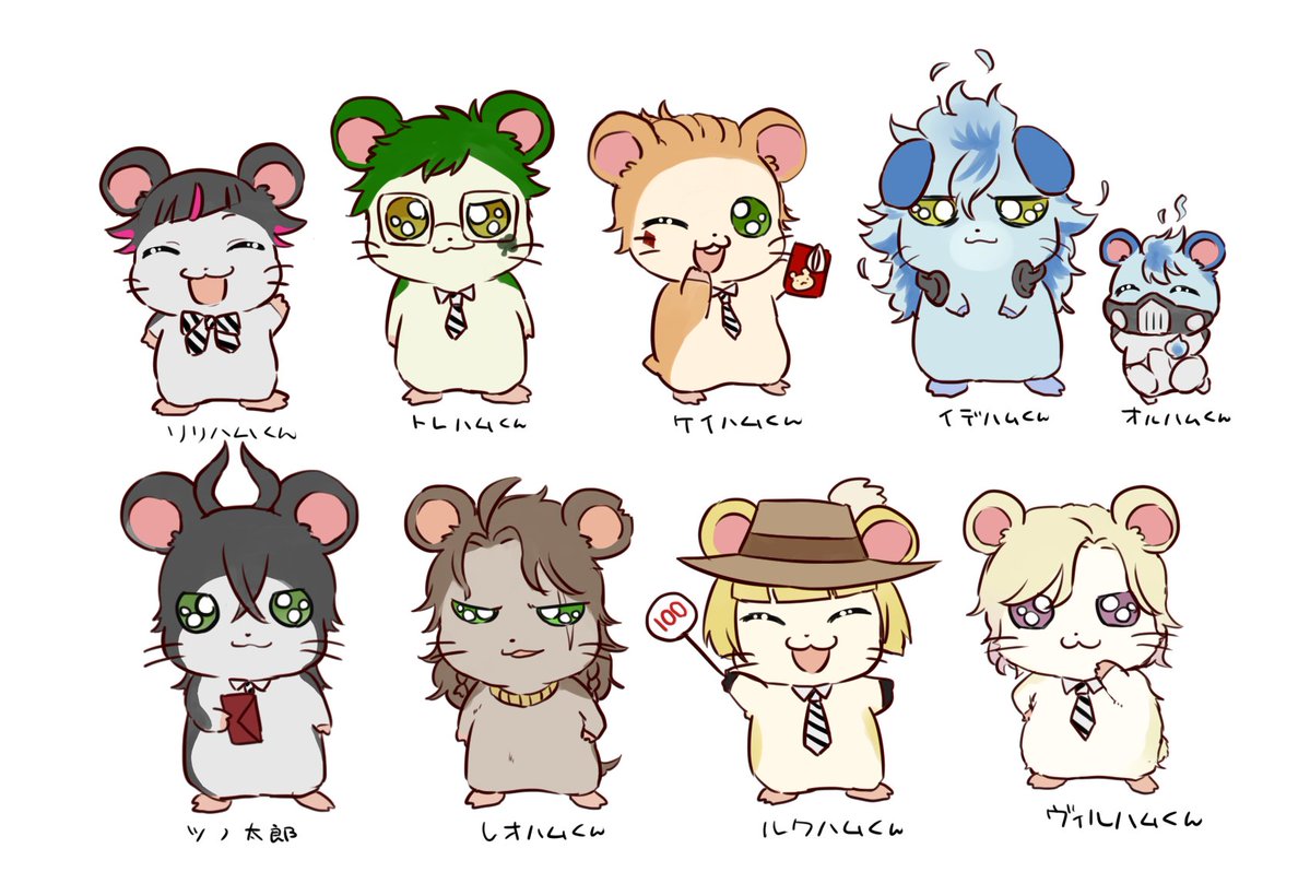  3年生も描いたのでまとめた #ツイステファンアート 