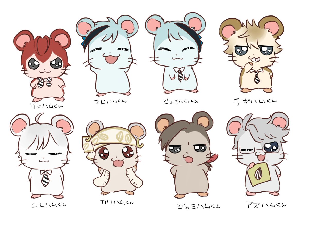  3年生も描いたのでまとめた #ツイステファンアート 