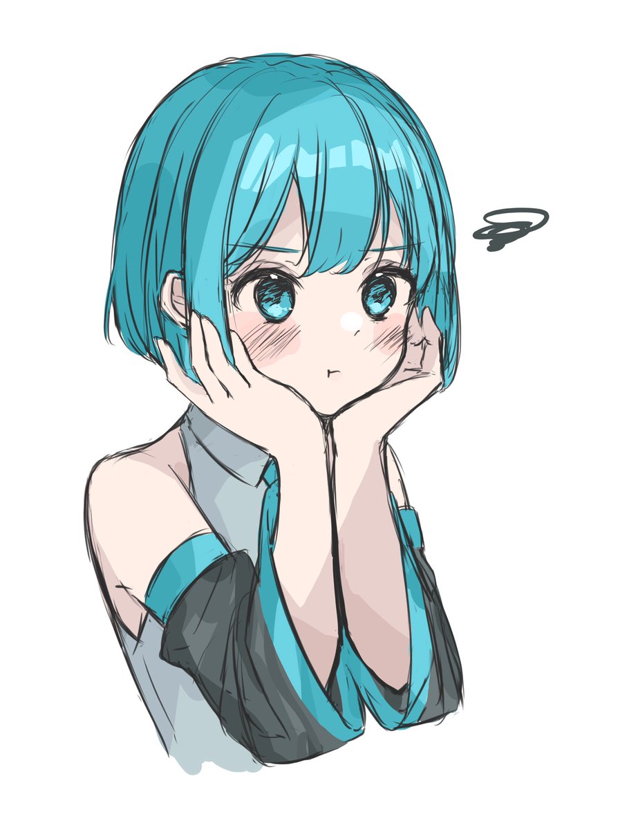 1いいねで髪が0.1センチメートル伸びる初音ミク 