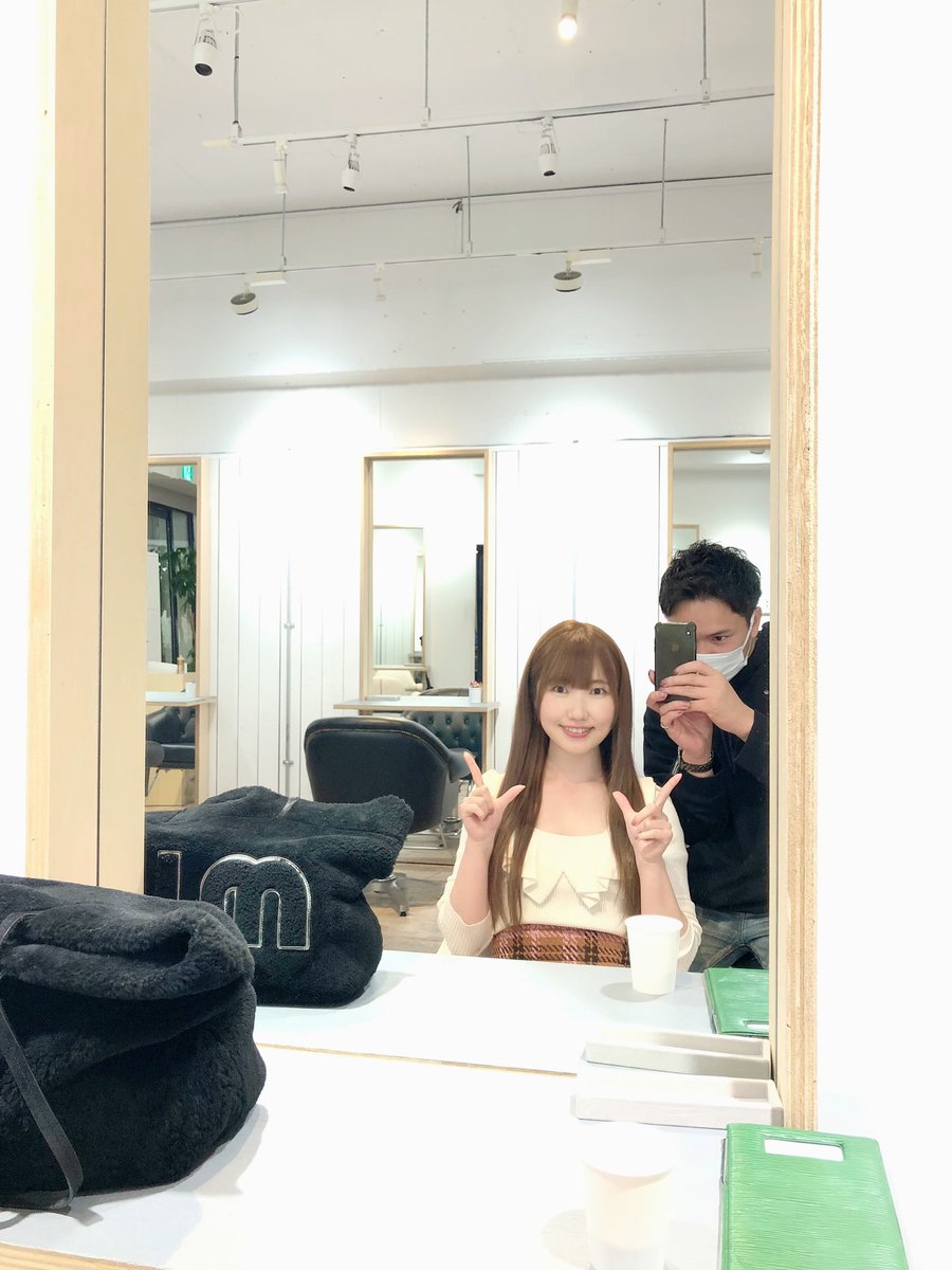 フェスの前にL'wis神南店ご来店されました😊 カラー、プレミアムケアトリートメント、シールエクステ、カット担当させてるもらいました☺️ 今回はナチュラルめのことりベージュで🐥👍 #内田彩  #ラブライブ #ラブライブフェス  #ことりベージュ #南ことり #μsicforever 