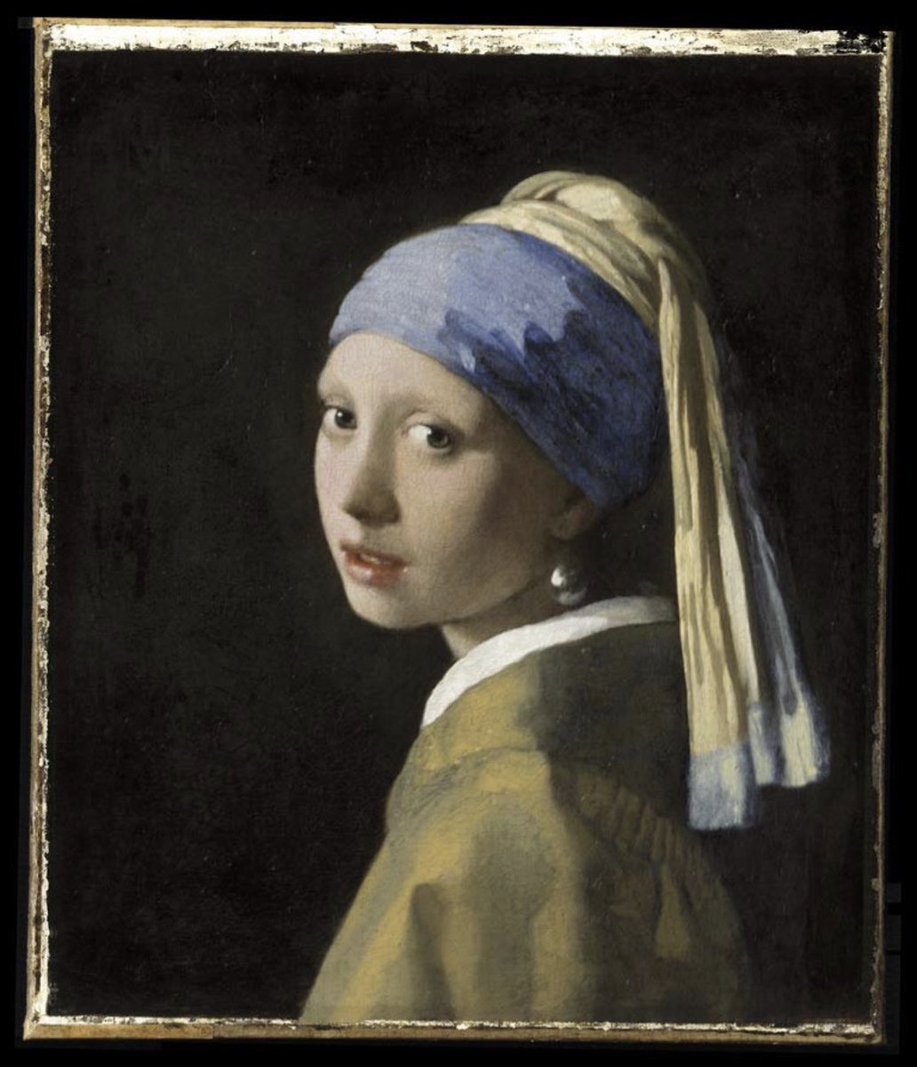 コレ凄い......100億画素で撮られた真珠の耳飾りの少女。 