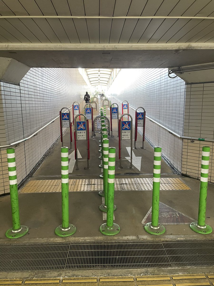 某所のチャリ対策強化されてるw 