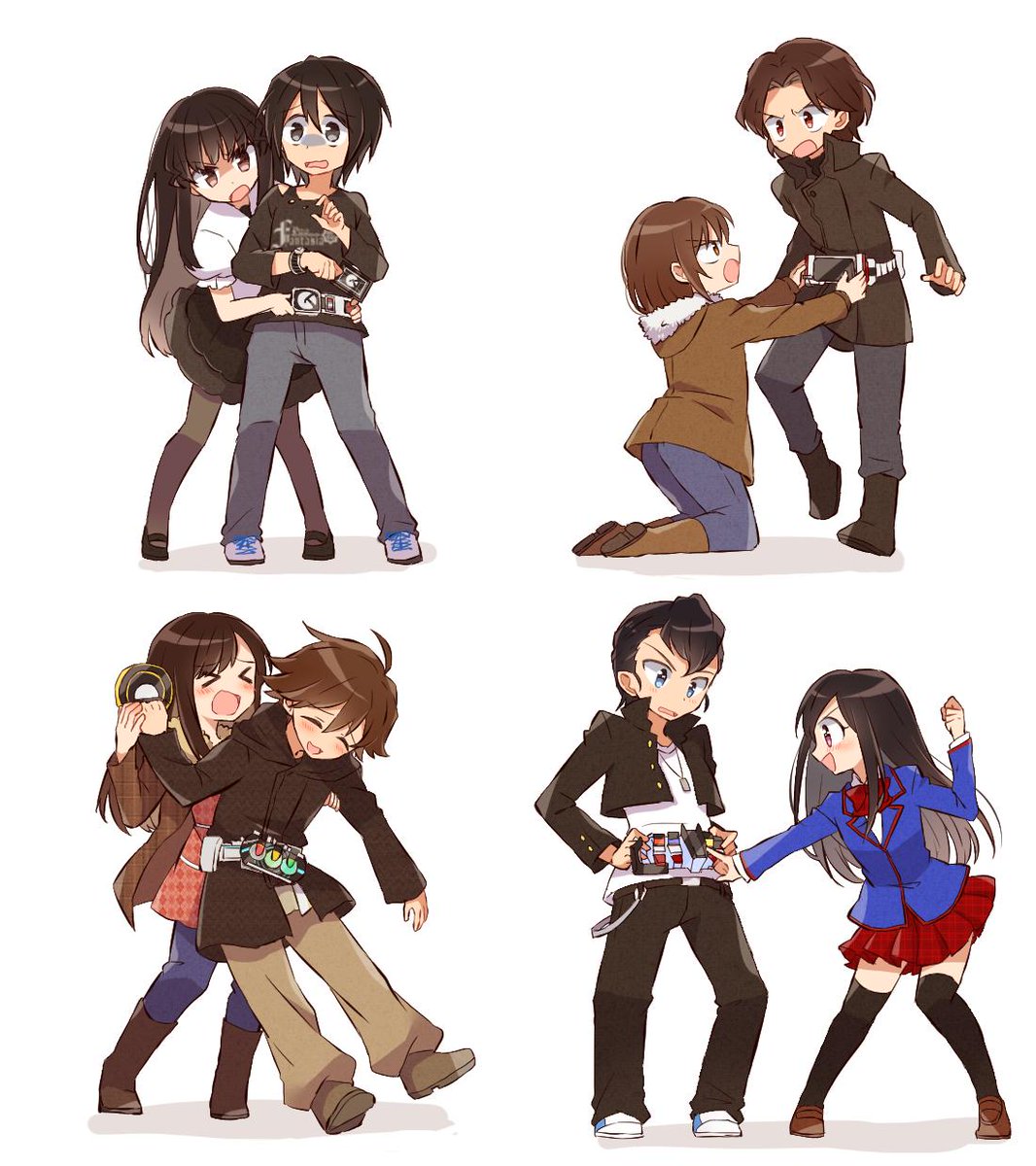 ヒロインが変身に手を貸してくれるの好きです。 