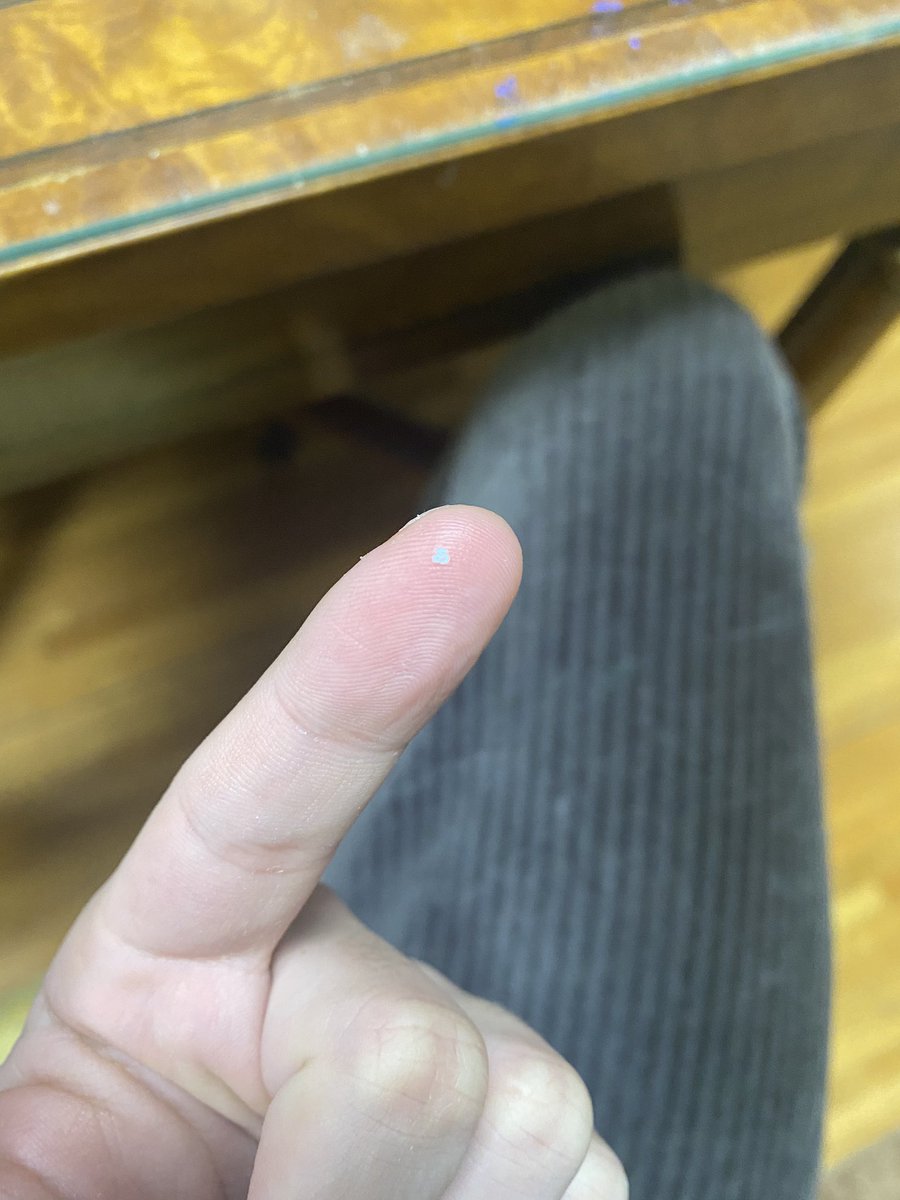 まじで意味がわからん、携帯にゴミついてると思ったらめちゃくちゃ小さい「あ」だった 