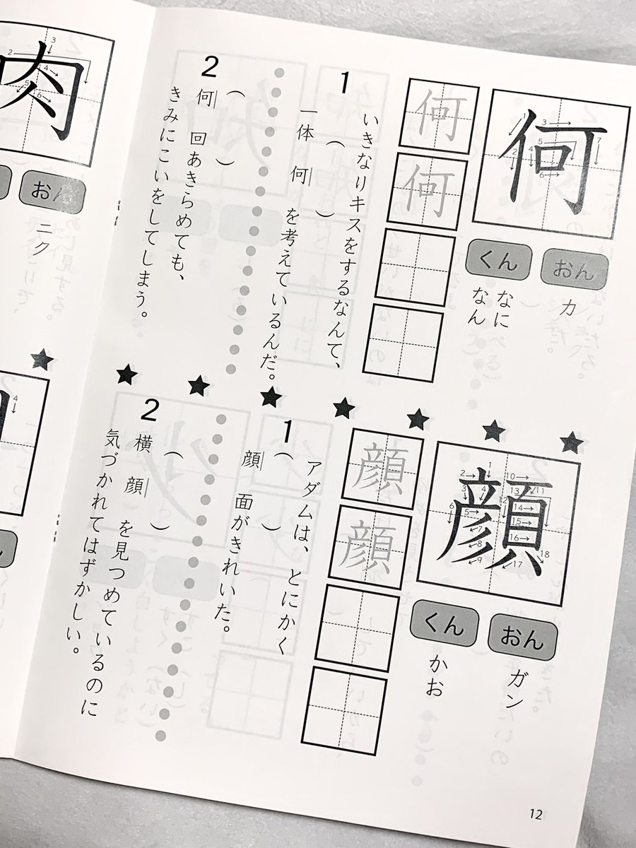 今まで作った同人誌でいちばん気の狂ったやつ見てください　漢字ドリルです 
