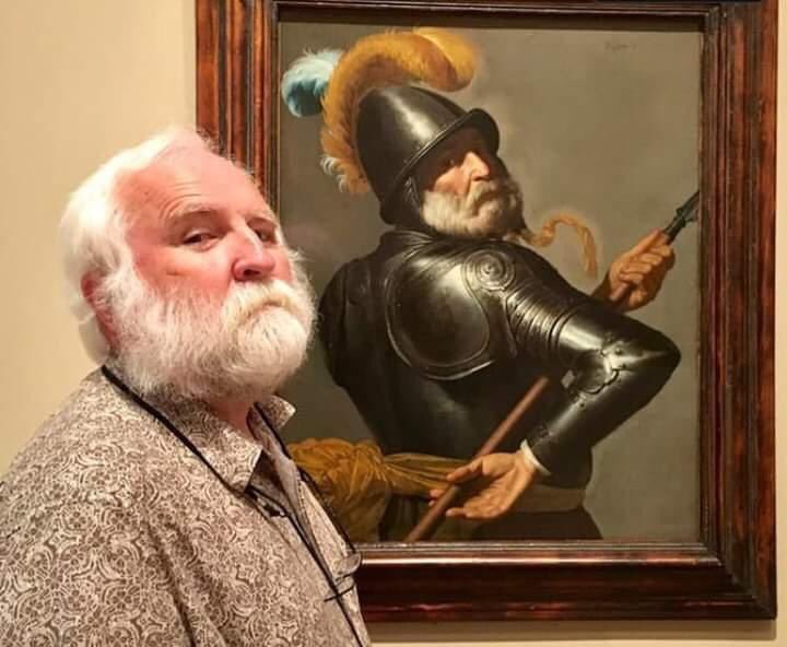 こういう意図せず絵画の中に自分のドッペルゲンガー見つける系の写真凄い好きです 