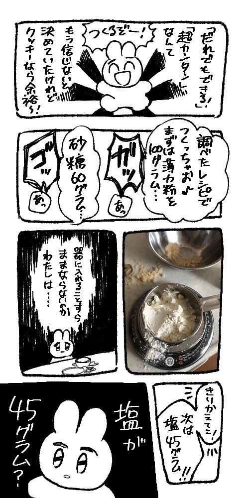 信じられないくらいマズイクッキーを作ったレポ① 