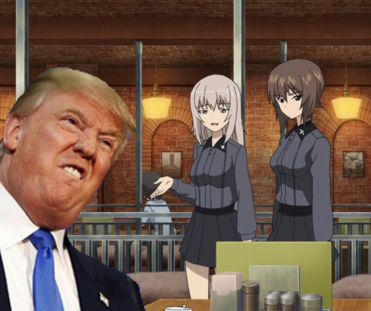 エリカ「あら大統領」  エリカ「あぁ...もと、でしたね笑」 