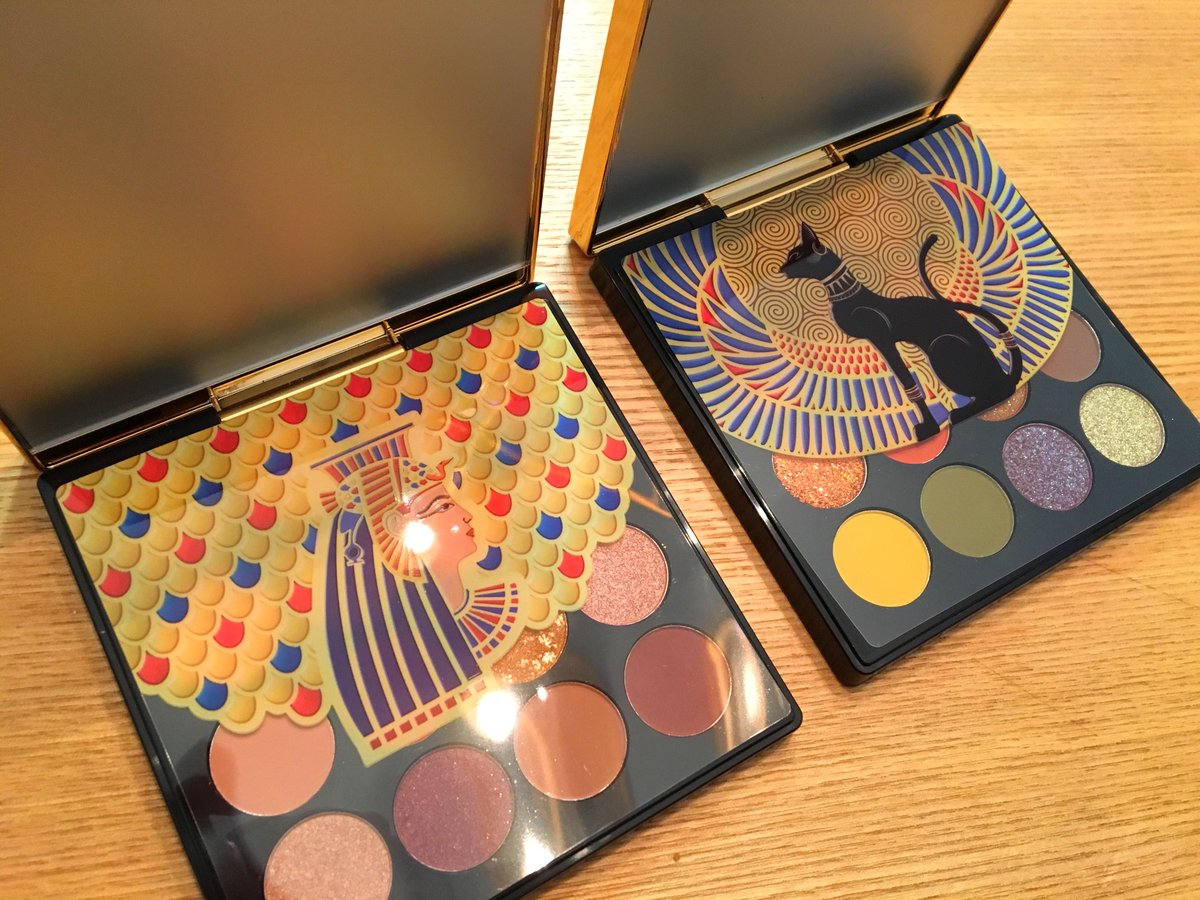 というわけでzeesea×大英博物館コラボのアイシャドウを2種類輸入してみたんですが、可愛すぎか