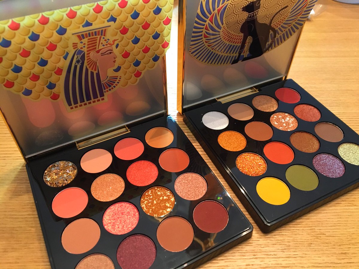 というわけでzeesea×大英博物館コラボのアイシャドウを2種類輸入してみたんですが、可愛すぎか