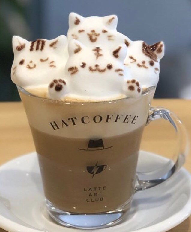 東京都浅草にあるお店「HAT COFFEE」の、芸術的で超かわいい３Dラテアート✨ 