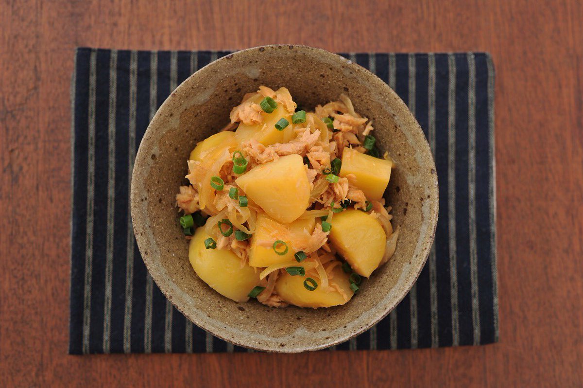 混ぜて冷まし、好みで万能ねぎを  ★冷ますと味が入ります 