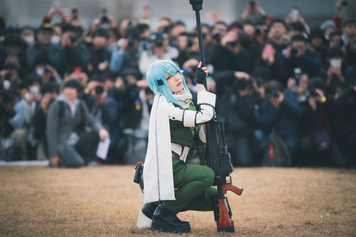 えなこさんの囲みの感覚がつかめない人へ(上級者向け) 1枚目:C97 70-200mmの200mm F2.8(D850) 2枚目:C97 600mm F4の600mm F4(D850) 3枚目:C96 70-200mm(SIGMA Sports)の200mm F2.8(α7RⅢ) 4枚目:C95 600mm F4の600mm F4(5DmarkⅣ)  囲みの大きさC97＞C95＞C96＞C94＞C93 #えなこ #えなこりん #コミケ 