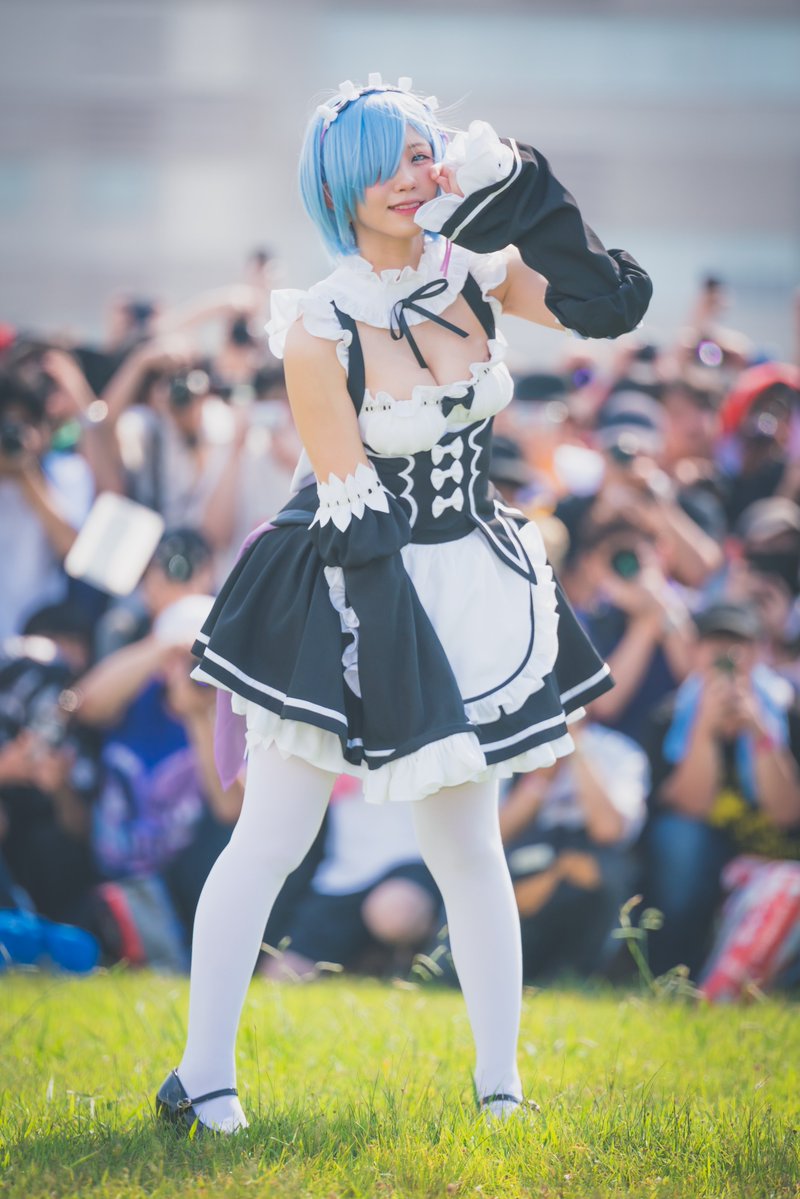 えなこさんの囲みの感覚がつかめない人へ(上級者向け) 1枚目:C97 70-200mmの200mm F2.8(D850) 2枚目:C97 600mm F4の600mm F4(D850) 3枚目:C96 70-200mm(SIGMA Sports)の200mm F2.8(α7RⅢ) 4枚目:C95 600mm F4の600mm F4(5DmarkⅣ)  囲みの大きさC97＞C95＞C96＞C94＞C93 #えなこ #えなこりん #コミケ 