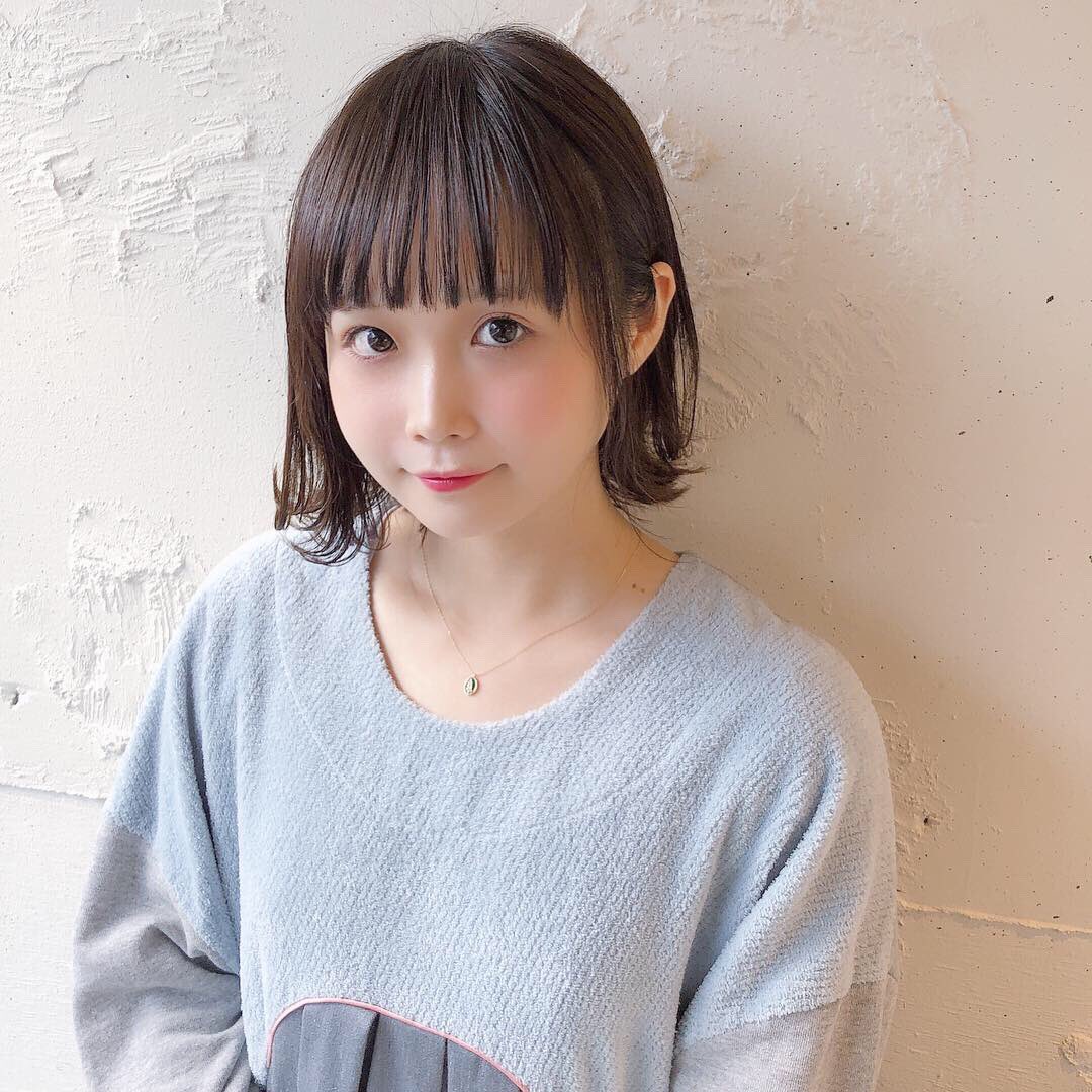 今回のあーずーのnew hair✨✨  外ハネボブでございます😎🎶 インスタにもあげてるので見てね✨✨  今回もとってもキュートです🌸 