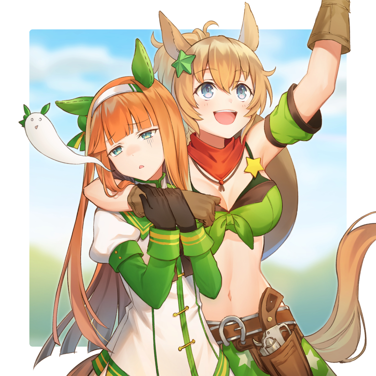 タイキシャトルとスズカさん 