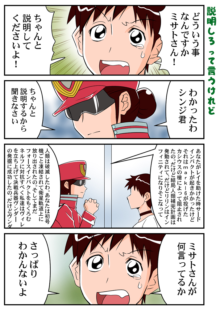 #エヴァQ シンジ君にみんな説明しろって言うけど説明してもわかんないと思うぞ #碇シンジ #エヴァンゲリオン 