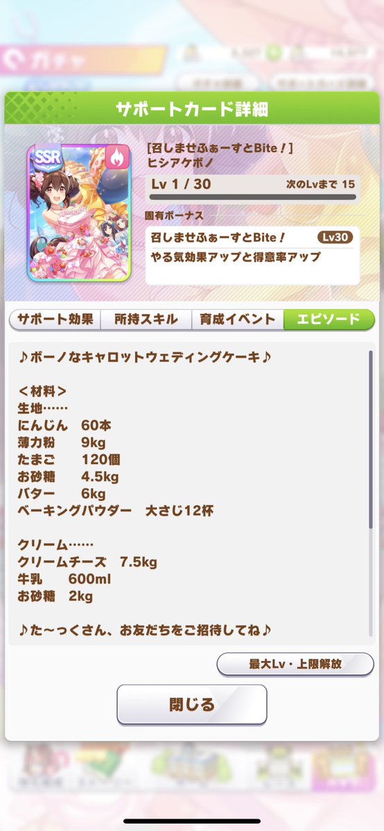 このレシピは使えるという事が証明されました。