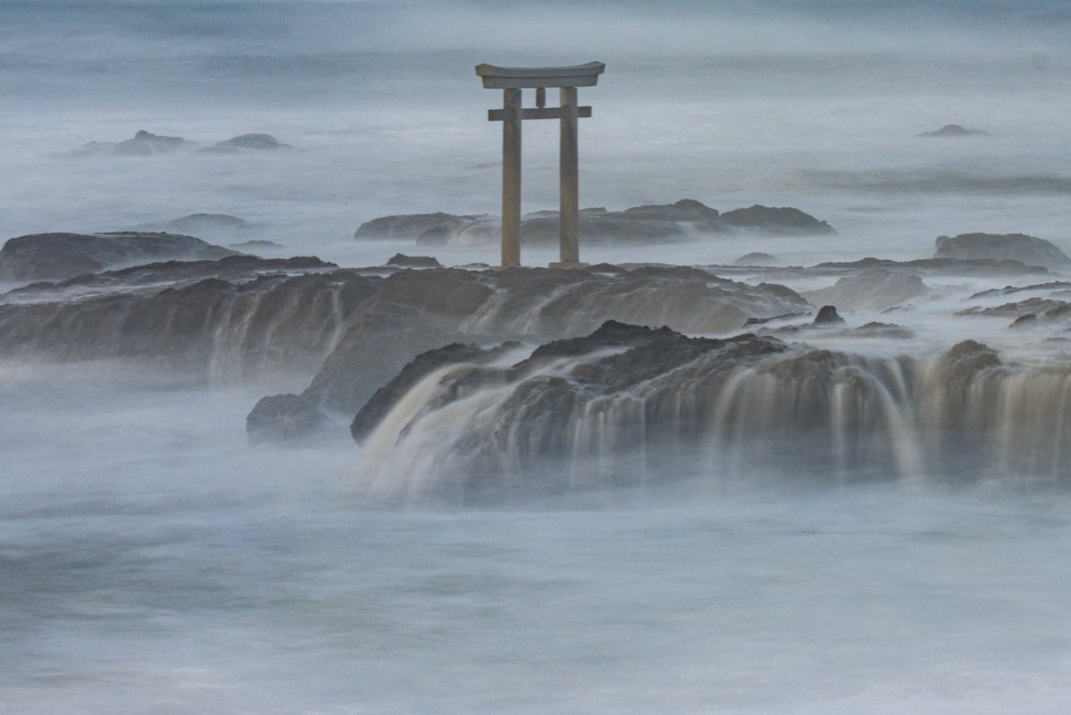 大洗の鳥居の神々しさはヤバすぎる 