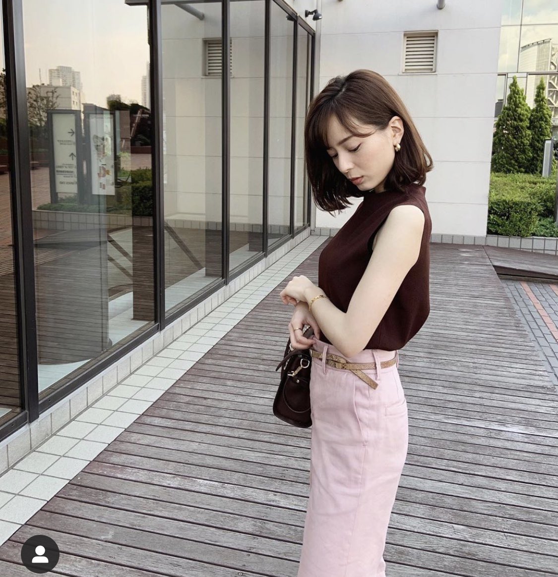 洋服の色合わせとかバッグや小物のチョイスとか本当にオシャレ