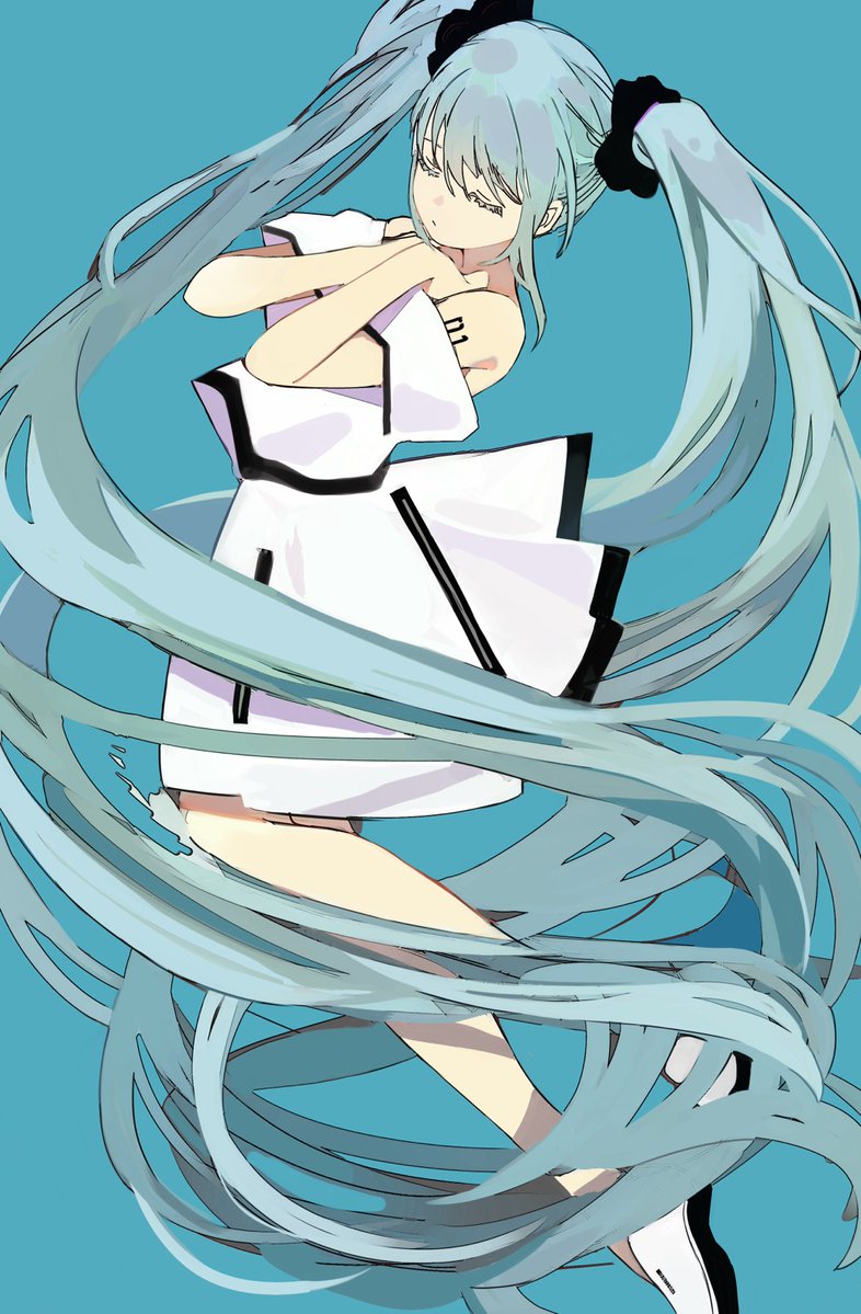 #クリエイターよくわからん指示選手権 左の絵を渡されて 「こんなミクちゃんを見たい