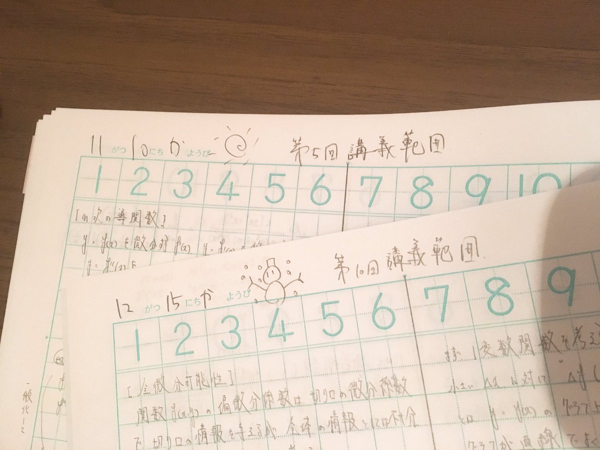  明日これ持って教授の研究室に行けばいいの