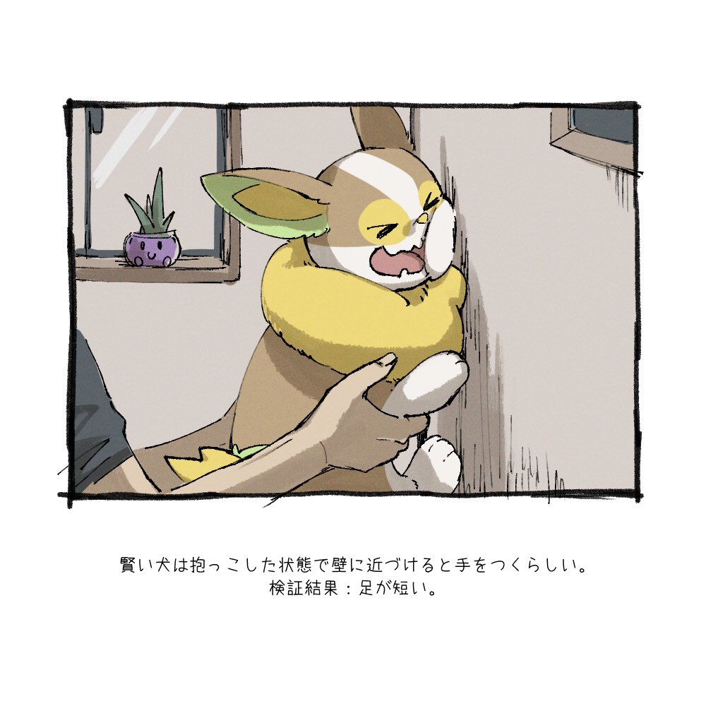 ワンパチと暮らしている人がステイホームを楽しんでいる  #ポケモンと生活 