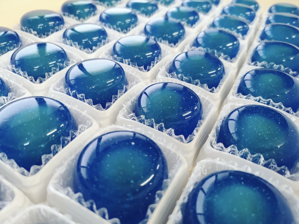 満天星 税込￥175 南信州の星空と魅力を水まんじゅうに閉じ込めました