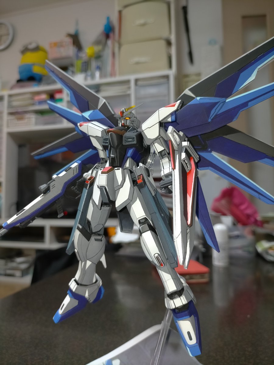 #今月作ったプラモ晒そうぜ  HGCEフリーダムガンダムです