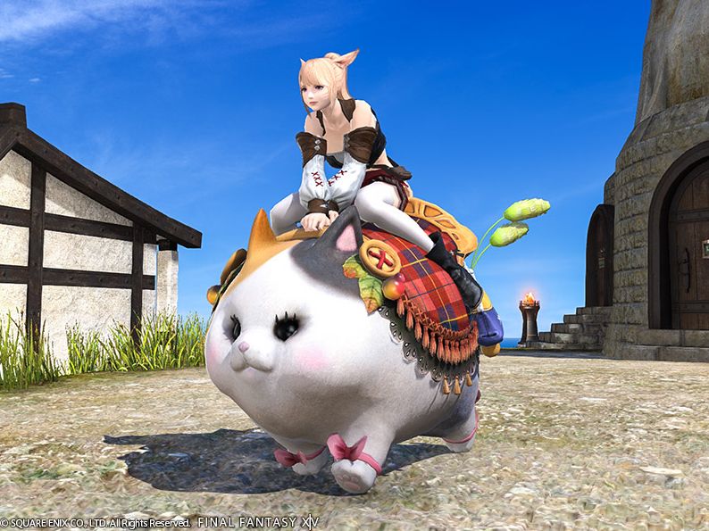 【FF14】モグステにマウント「ビッグ・ファットキャット」が追加