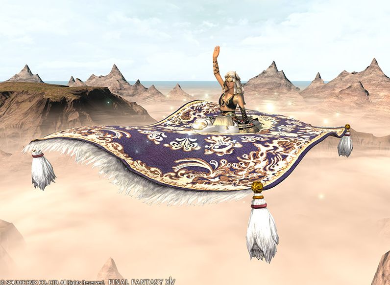 【FF14】マウント「マジックカーペット」、和風おしゃれ装備「東方書生・女学生」衣装がモグステにて販売開始