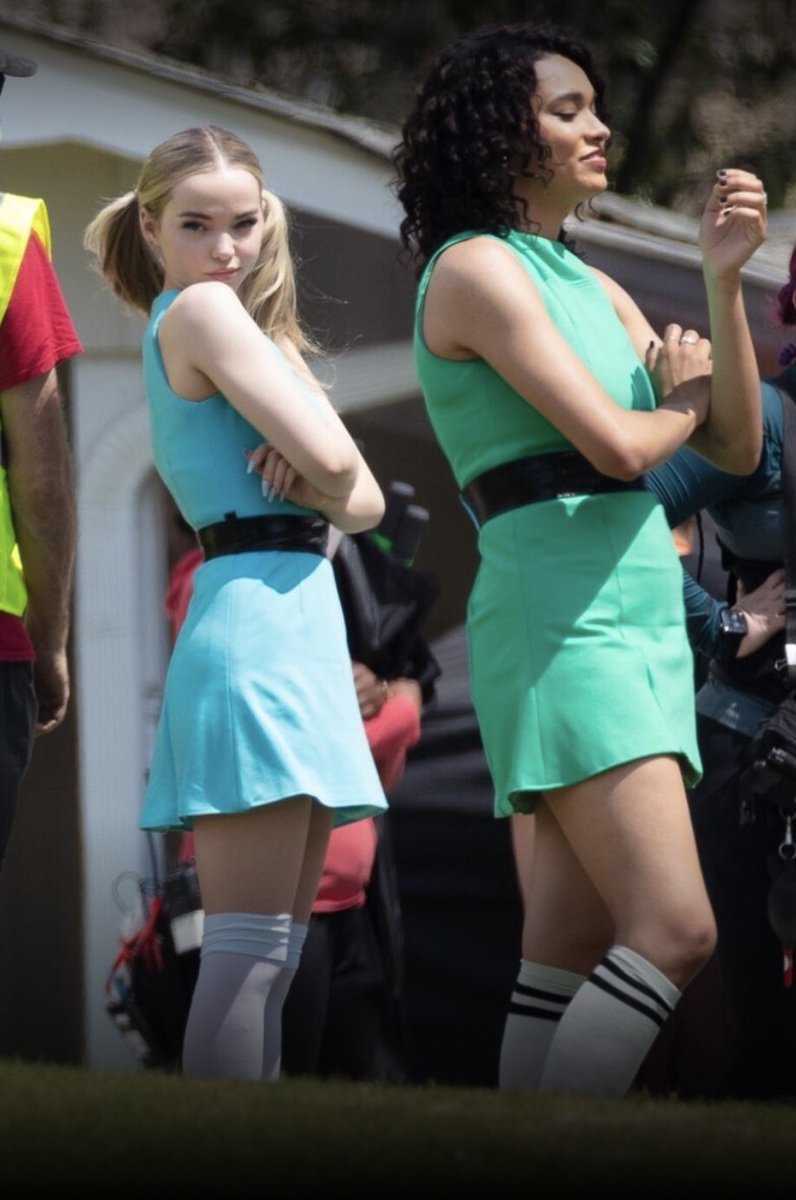 実写ドラマ版パワーパフガールズの撮影風景見ると良さそう