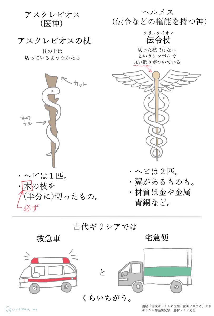 #藤村シシン講座 杖についてのお話で「救急車と宅急便くらい違う」がとても分かりやすかったのでメモです
