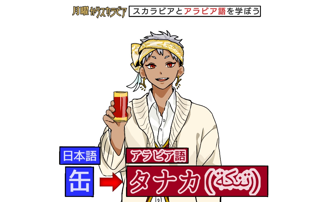 第4章はスカラビア寮によるアラビア語講座って聞いたんですけど #ツイステファンアート #ツイステ 