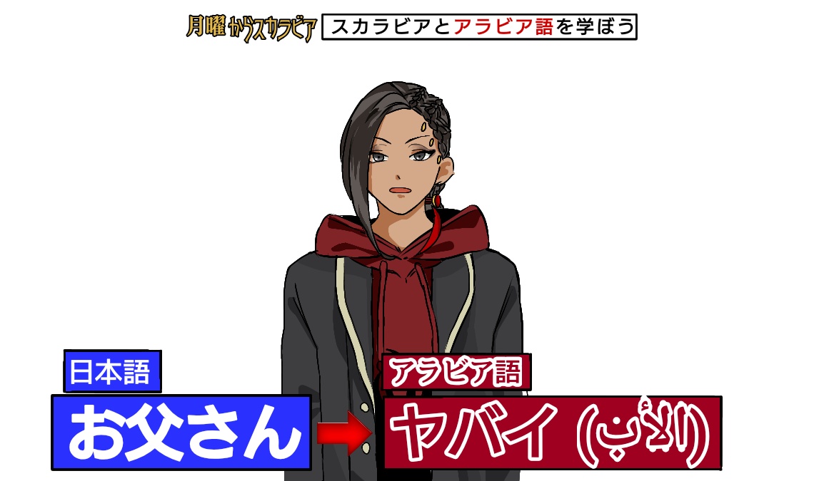第4章はスカラビア寮によるアラビア語講座って聞いたんですけど #ツイステファンアート #ツイステ 