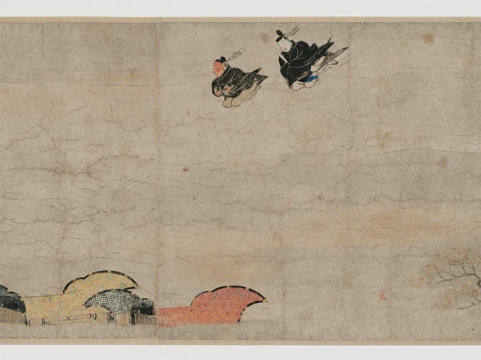 吉備真備の空中移動かわいい 