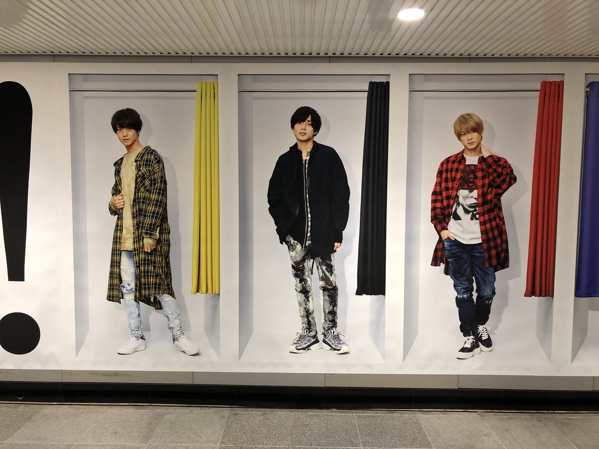 2019.03.19 渋谷駅 King&Princeお着替えされてた💓 #キンプリ #渋谷 #渋谷駅 