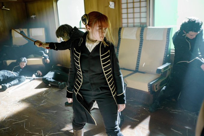 「死んじまいなァ」か～ら～の～…  沖田と神楽、2人の激アツ共闘キターー…ッ!!!!  #銀魂2 #銀魂は永久に不潔です 