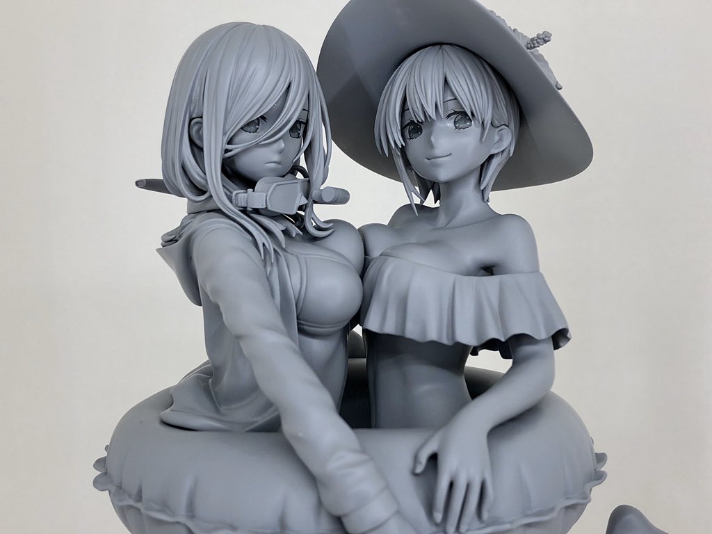 『五等分の花嫁』より「中野一花＆中野三玖」原型初お披露目です