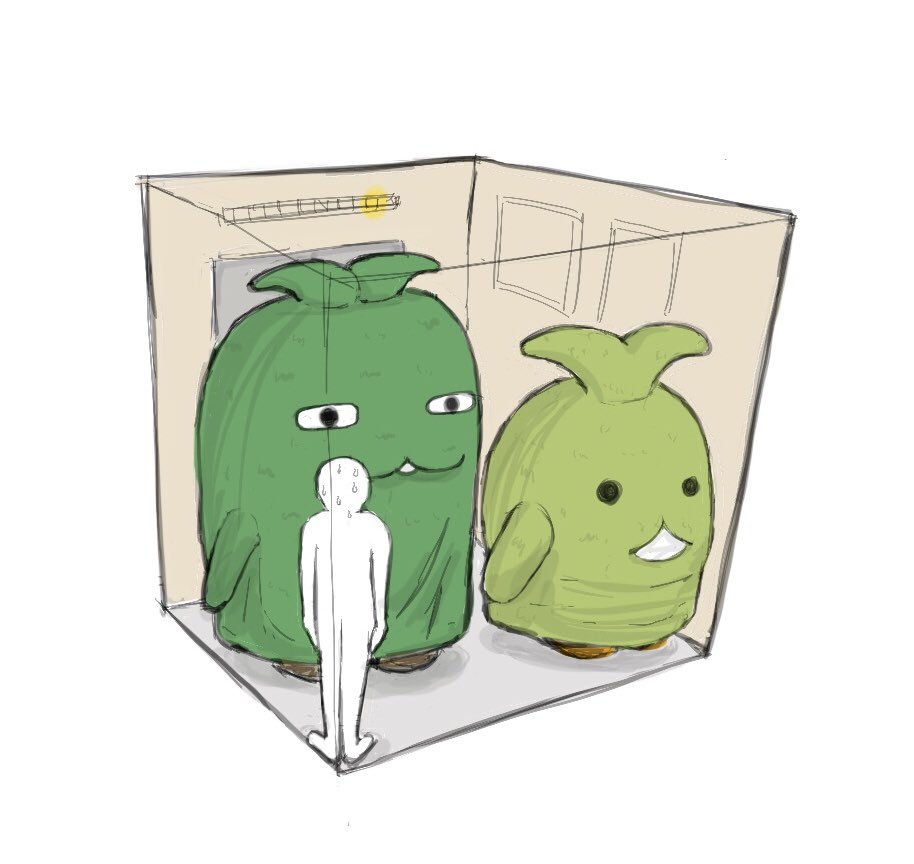 昔エレベーターでこういう状況になった事がある。。 