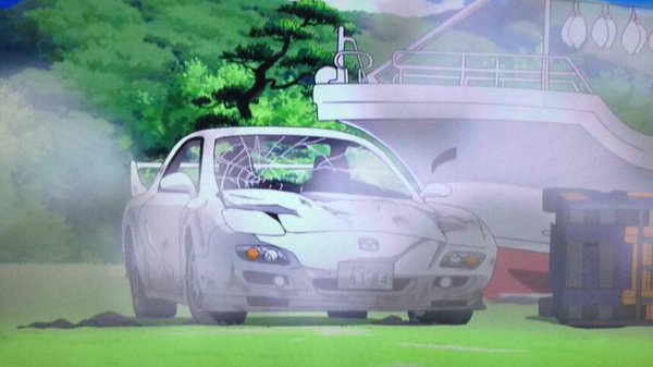 ゼロの執行人といいサマーウォーズといいなぜか白のRX-7はよくて大破なんなら廃車になる運命 