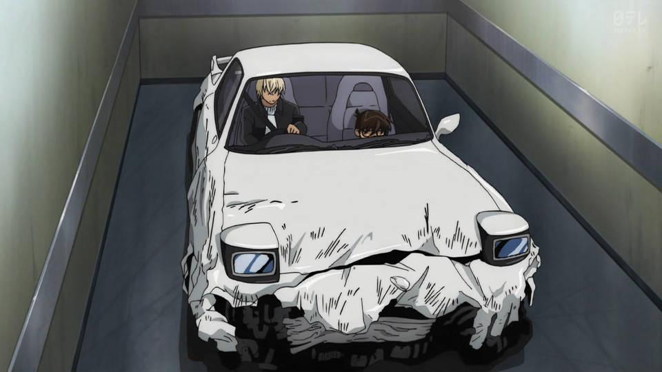 ゼロの執行人といいサマーウォーズといいなぜか白のRX-7はよくて大破なんなら廃車になる運命 