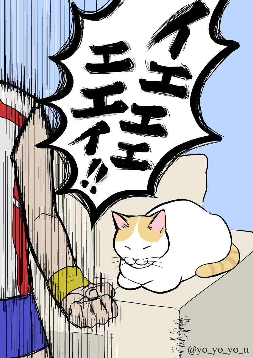 サンシャイン池崎さんのYouTubeは内容も面白いのですが、『叫びまくる飼い主に慣れていて全く動じないお猫様』が写り込んでいるのもポイントです