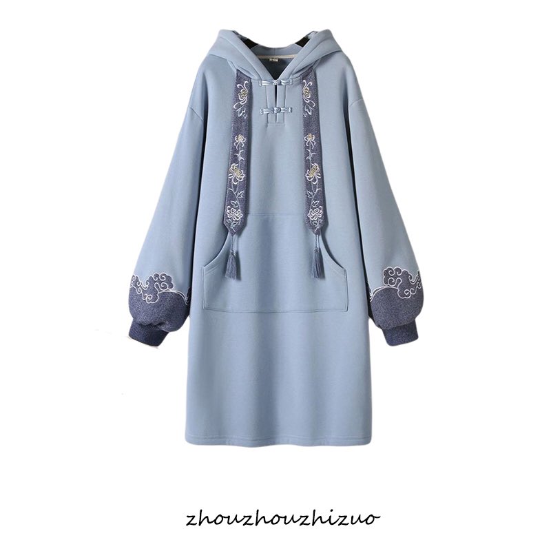 前チャイナコート買ったお店、(@elegantbuyshop )しばらく見ないうちにすごい好みなパーカーワンピ増えててぇぇぇぇ欲しい😭😭😭色で迷ってる   